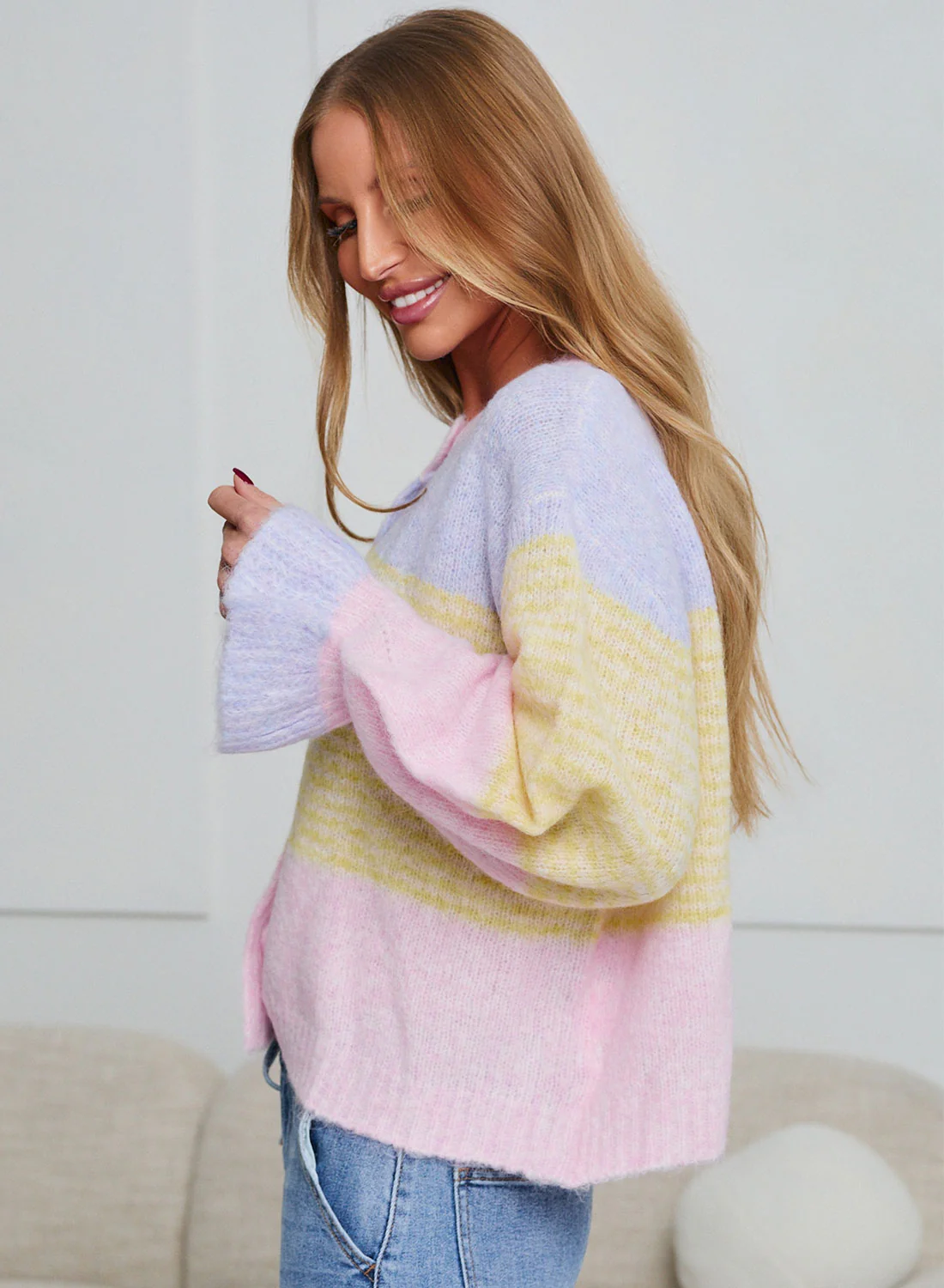 Cardigan oversize morbido colori pastello - Image 5